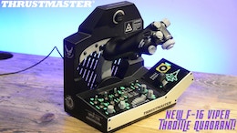 Watch the Thrustmaster F-16 Throttle Quadrant System Get Unboxed